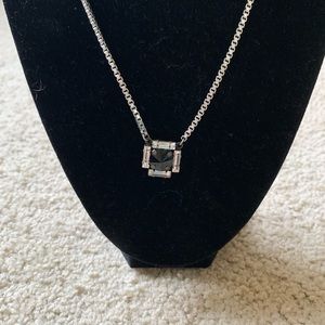 Sabika black stone pendant